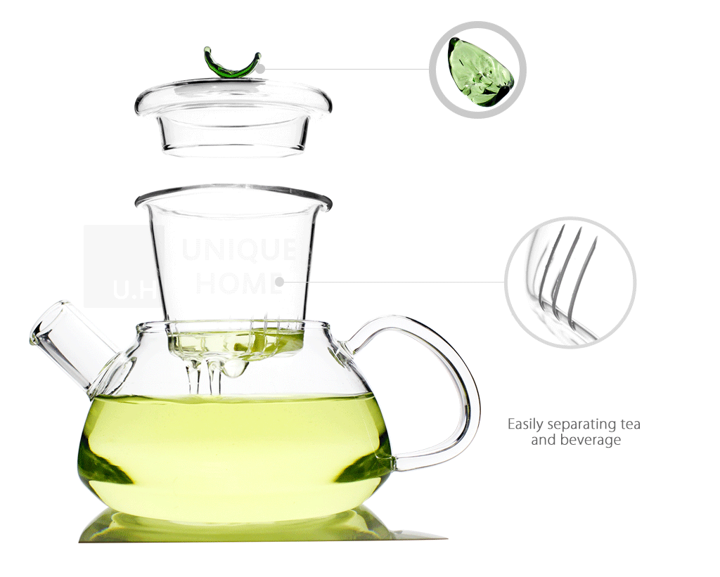 Glass Teapot with Infuser and Lid 300ml - Loarre