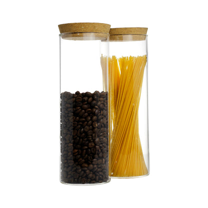 Glass Jar with Cork Lid 1100ml - Petrela