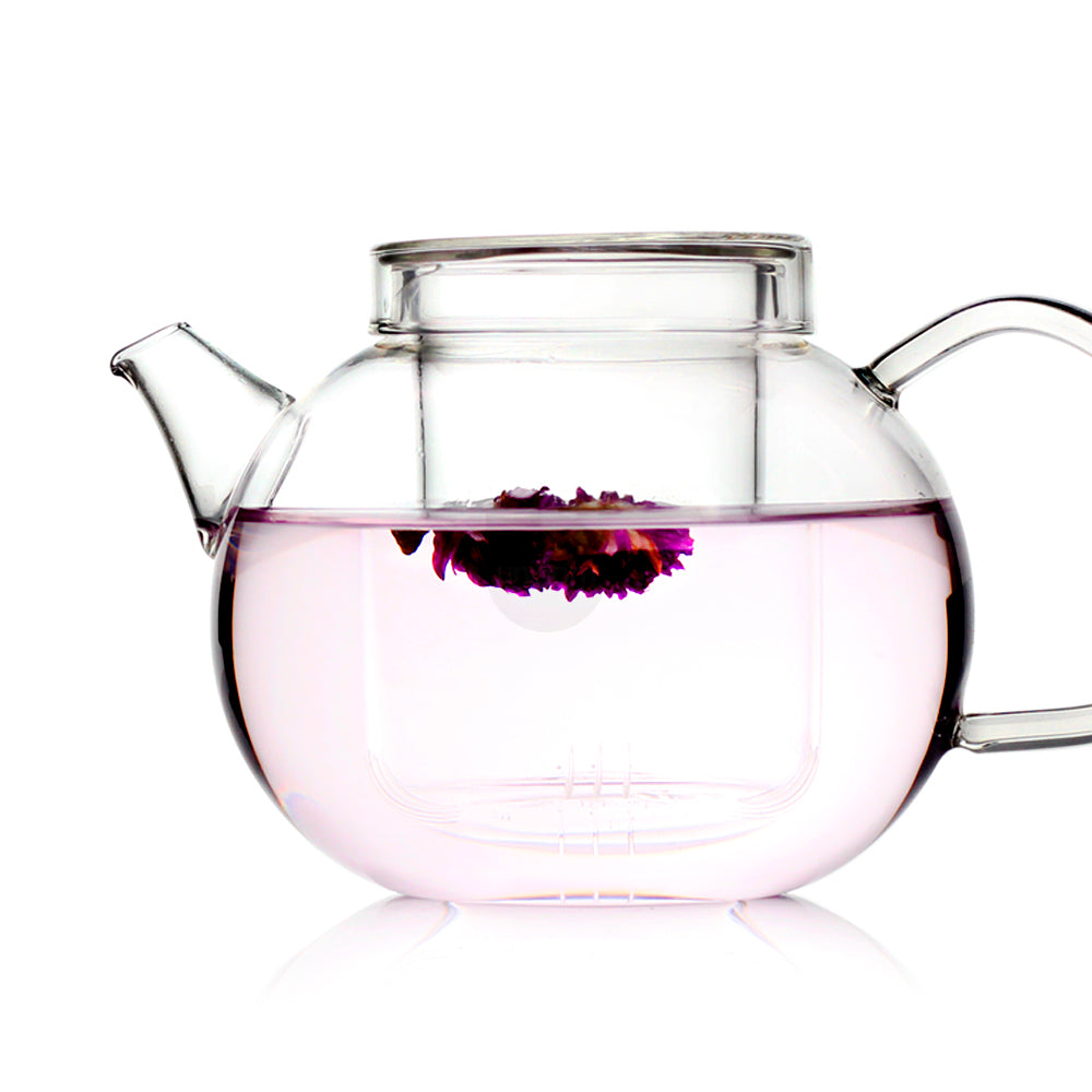 Glass Teapots with Infuser and Lid 600ml - Grace